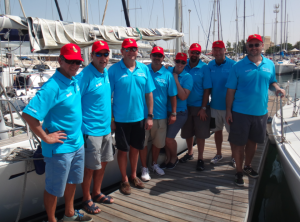The race team looking great in their 'Word' shirts.